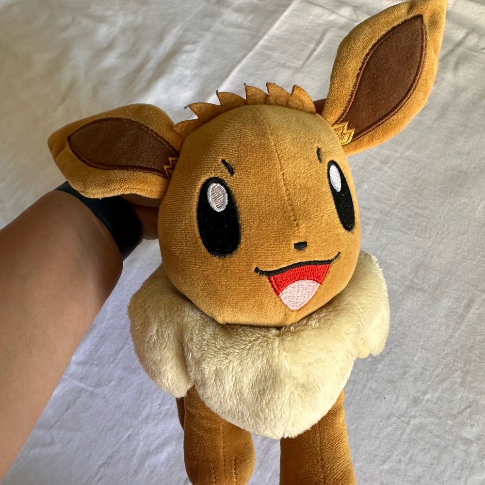 Pokemon Eevie - Brown and Cream Plush Toy